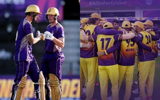 abu dhabi knight riders and sharjah warriorz