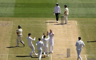 Ashes 2025-26, 4th Test: Ben Stokes celebrates s wicket with teammates