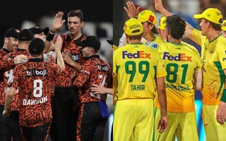 Sunrisers Eastern Cape [L] and Joburg Super Kings [R]