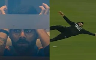 Kohli reaction to Glenn Philips