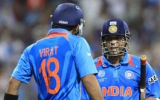Sachin Tendulkar and Virat Kohli in ODIs
