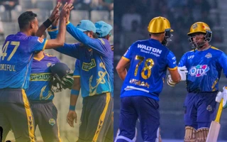 Chattogram Royals [L] and Dhaka Capitals [R]