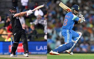 IND vs NZ 2026: Daryl Mitchell [L] and Virat Kohli [R]