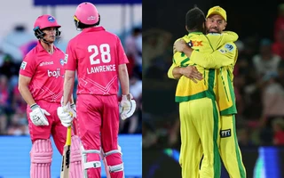 Paarl Royals [L] and Joburg Super Kings [R]