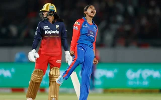 WPL 2026, Match 15: Minnu Mani [R] celebrates a wicket