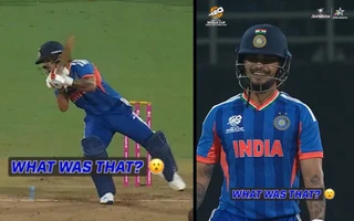 WATCH: ‘Lucky’ Ishan Kishan’s outrageous six off Anrich Nortje in India’s T20 World Cup warm-up Clash vs South Africa