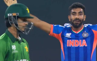 saim Ayub and Jasprit Bumrah