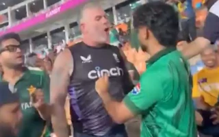 [WATCH]: T20 World Cup 2026: Ugly brawl breaks out between England and Pakistan fans in Pallekele