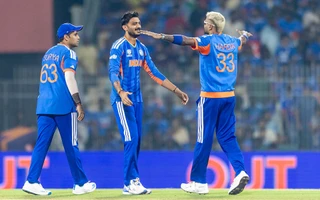 Suryakumar Yadav, Axar Patel and Hardik Pandya