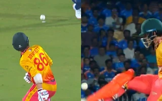 [WATCH]: T20 World Cup 2026: Brian Bennett escapes Jasprit Bumrah’s yorker with quick reflexes, kicks ball away