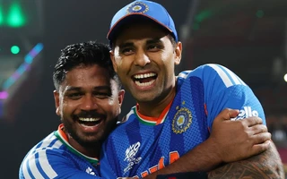 'Rulayega kya pagle?' - Suryakumar Yadav's appreciation for Sanju Samson creates heartwarming moment post IND vs WI match