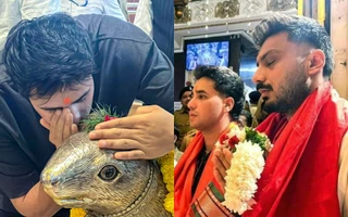 WATCH: Out-of-form Abhishek Sharma's special wish to Mooshak at Siddhivinayak Temple ahead of IND vs ENG semi-final in Mumbai