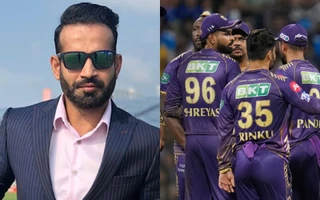 Irfan Pathan and KKR team