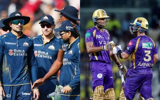 Gujarat Titans and Kolkata Knight Riders