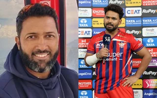 Wasim Jaffer and Rishabh Pant