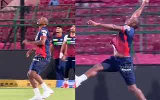 [WATCH] IPL 2026: Lungi Ngidi reattempts risky backward catch, pulls it off one-handed this time