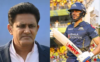 Anil Kumble and Shubman Gill