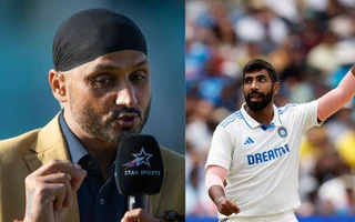Harbhajan Singh and Jasprit Bumrah