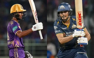 Angkrish Raghuvanshi and Shubman Gill