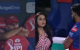 Ricky Ponting dejected in dugout as Preity Zinta does intense post-match discussion with captain Shreyas Iyer after PBKS lose to RCB
