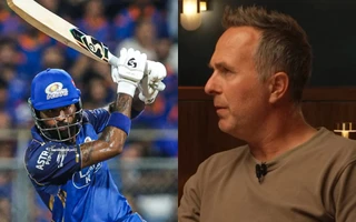 Michael Vaughan and Hardik Pandya