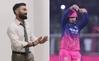 Dinesh Karthik and Vaibhav Sooryavanshi
