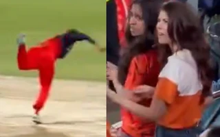 [WATCH] IPL 2026: Kavya Maran’s reaction to Krunal Pandya’s bowling action goes viral