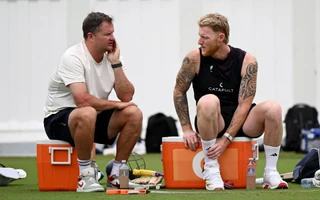 Ben Stokes and Rob Key