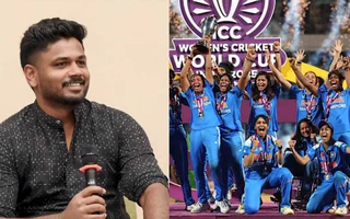 Sanju Samson and India women's team