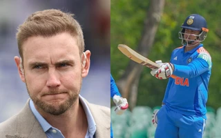 Stuart Broad and Sooryavanshi
