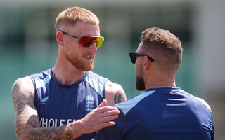 Ben Stokes with head coach Brendon McCullum