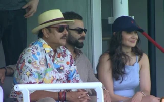 Ravi Shastri, Virat Kohli and Anushka Sharma