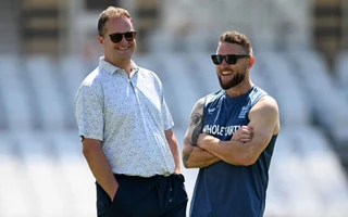 Brendon McCullum and Rob Key