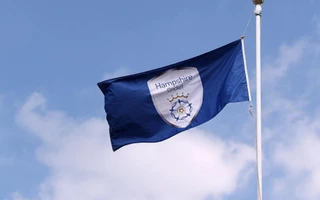 Hampshire Cricket flag
