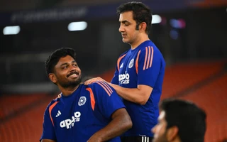 Sanju Samson and Gautam Gambhir