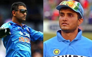 MS DhonI and Soura Ganguly. (Source:GettyImages)