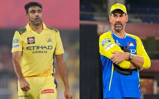 Ravi Ashwin and Stephen Fleming