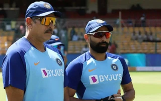 Ravi Shastri and Mohammed Shami