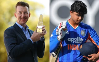 Brett Lee and Vaibhav Sooryavanshi