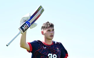 Andrew Flintoff's son Rocky scores maiden senior hundred for Lancashire against Somerset