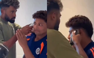 Mohammed Siraj and Sarfaraz Khan