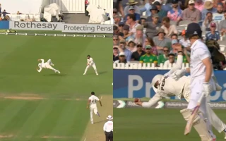 [WATCH] ENG vs PAK 2026: Salman Agha stuns Lord's with one-handed catch to dismiss Jordan Cox