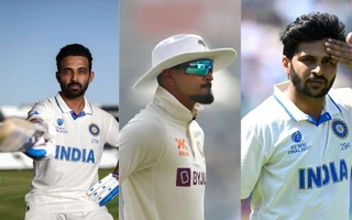 Ajinkya Rahane, Shreyas Iyer and Shardul Thakur