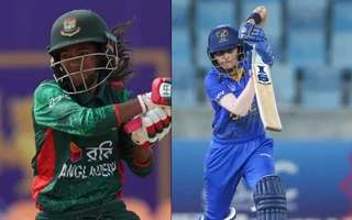 Bangladesh Women vs UAE Women. (Source: Sameera Peiris/Getty Image and ICC/X)