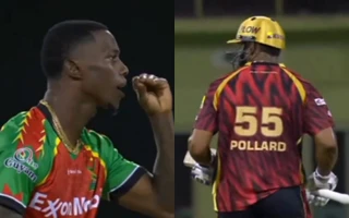 ‘Keep blabbering’ - Shamar Joseph’s fiery exchange with Kieron Pollard steals the show in CPL