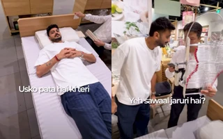 [WATCH] Axar Patel gets custom pillow in Japan as Bumrah takes up cameraman duties in hilarious role-reversal