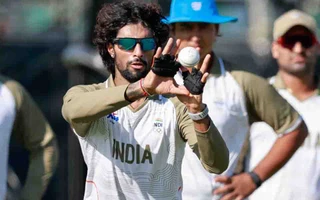 Tilak Varma. (Source:BCCI/X)