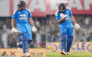 WATCH: Rohit Sharma celebrates in jubilation during Guwahati ODI
