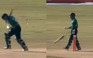 [WATCH] Asian Games 2026: Sahibzada Farhan struck by Jasprit Bumrah delivery in gold medal final