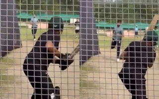 [WATCH] Shahid Afridi faces Shaheen Shah Afridi in the nets